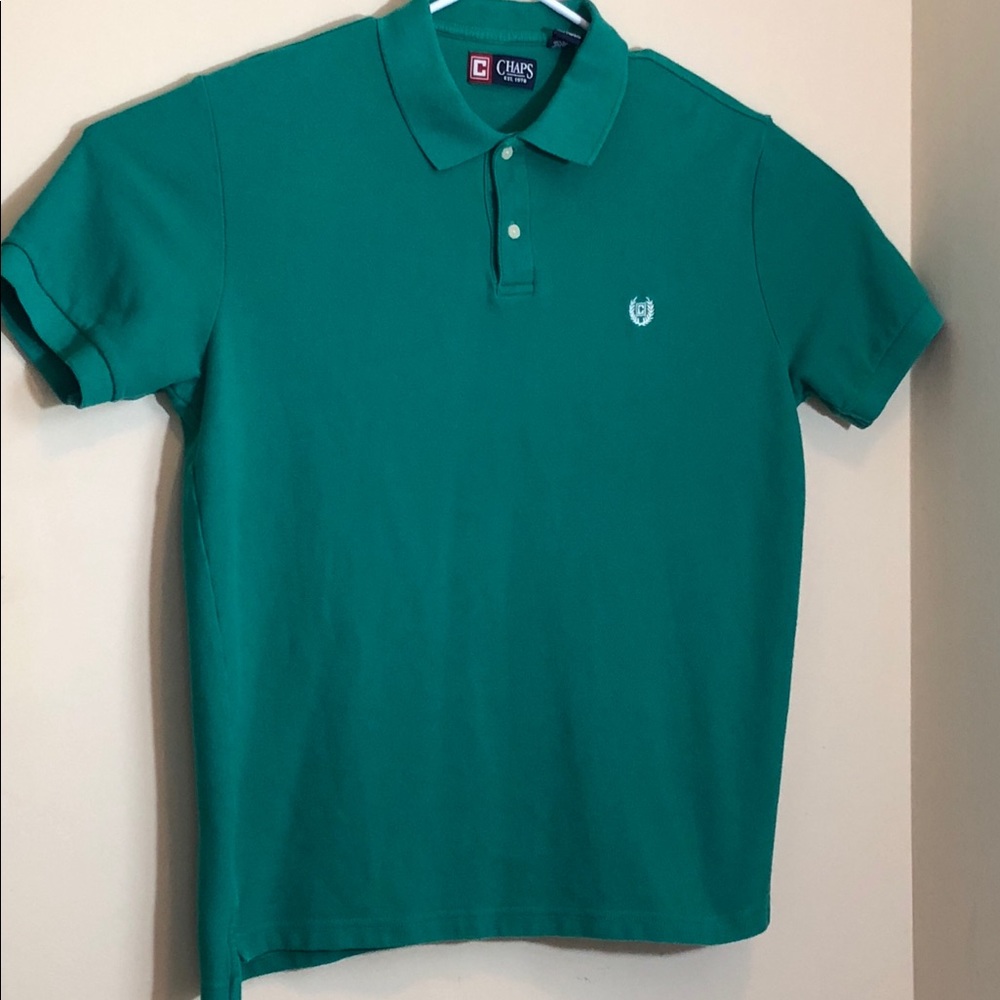 CHAPS Green Polo 100% Cotton XL